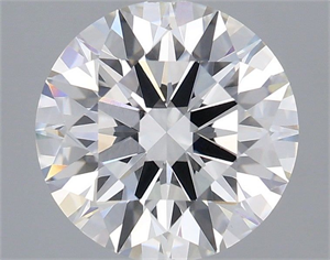 Picture of Lab Grown Diamond 3.08 Carats, Round with Ideal Cut, F Color, VVS2 Clarity and Certified by IGI