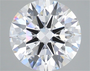 Picture of Lab Grown Diamond 3.37 Carats, Round with Ideal Cut, F Color, VVS2 Clarity and Certified by IGI