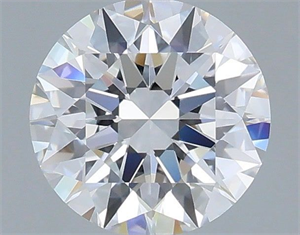 Picture of Lab Grown Diamond 1.25 Carats, Round with Ideal Cut, D Color, VVS2 Clarity and Certified by IGI