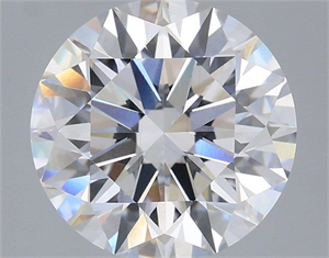 Picture of Lab Grown Diamond 3.02 Carats, Round with Ideal Cut, D Color, VS1 Clarity and Certified by IGI