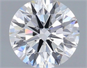 Lab Grown Diamond 1.04 Carats, Round with Ideal Cut, D Color, VS1 Clarity and Certified by IGI