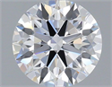 Lab Grown Diamond 1.02 Carats, Round with Ideal Cut, D Color, VVS1 Clarity and Certified by IGI