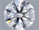 Lab Grown Diamond 1.02 Carats, Round with Ideal Cut, D Color, VVS1 Clarity and Certified by IGI