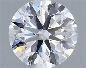 Picture of Lab Grown Diamond 1.02 Carats, Round with Ideal Cut, D Color, VVS1 Clarity and Certified by IGI