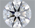 Lab Grown Diamond 1.04 Carats, Round with Ideal Cut, D Color, VS1 Clarity and Certified by IGI