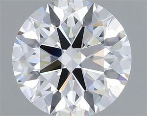 Picture of Lab Grown Diamond 1.04 Carats, Round with Ideal Cut, D Color, VS1 Clarity and Certified by IGI