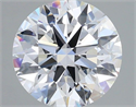 Del inventario de diamantes de laboratorio, 2.04 quilates, Redondo , Color E, claridad VVS2 y certificado IGI
