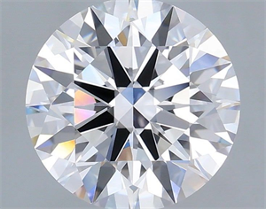 Picture of Lab Grown Diamond 2.09 Carats, Round with Ideal Cut, D Color, VVS2 Clarity and Certified by IGI