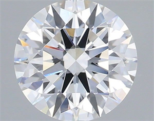 Picture of Lab Grown Diamond 1.04 Carats, Round with Ideal Cut, D Color, VVS2 Clarity and Certified by IGI
