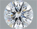 Lab Grown Diamond 1.03 Carats, Round with Ideal Cut, D Color, VVS2 Clarity and Certified by IGI