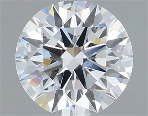 Picture of Lab Grown Diamond 1.03 Carats, Round with Ideal Cut, D Color, VVS2 Clarity and Certified by IGI