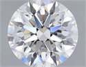 Lab Grown Diamond 1.43 Carats, Round with Excellent Cut, E Color, VS1 Clarity and Certified by IGI