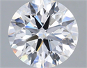 Lab Grown Diamond 3.02 Carats, Round with Ideal Cut, D Color, VS1 Clarity and Certified by IGI