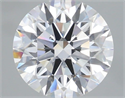 Lab Grown Diamond 3.05 Carats, Round with Ideal Cut, F Color, VVS2 Clarity and Certified by IGI