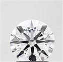 Lab Grown Diamond 1.39 Carats, Round with Ideal Cut, E Color, VVS2 Clarity and Certified by IGI