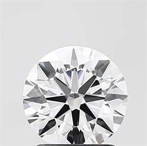 Picture of Lab Grown Diamond 1.39 Carats, Round with Ideal Cut, E Color, VVS2 Clarity and Certified by IGI