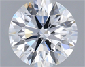 Del inventario de diamantes de laboratorio, 1.02 quilates, Redondo , Color D, claridad VVS2 y certificado IGI
