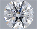 Del inventario de diamantes de laboratorio, 1.01 quilates, Redondo , Color D, claridad VVS2 y certificado IGI