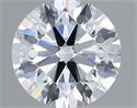 Lab Grown Diamond 1.42 Carats, Round with Ideal Cut, D Color, VVS2 Clarity and Certified by IGI