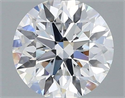 Del inventario de diamantes de laboratorio, 0.86 quilates, Redondo , Color D, claridad IF y certificado IGI