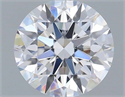 Del inventario de diamantes de laboratorio, 1.08 quilates, Redondo , Color D, claridad VVS2 y certificado IGI
