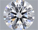 Lab Grown Diamond 0.89 Carats, Round with Ideal Cut, D Color, VVS2 Clarity and Certified by IGI