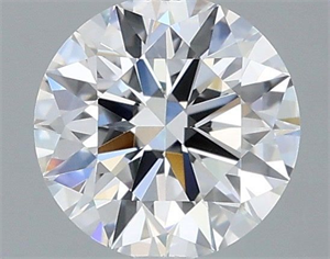 Picture of Lab Grown Diamond 0.89 Carats, Round with Ideal Cut, D Color, VVS2 Clarity and Certified by IGI