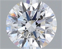 Del inventario de diamantes de laboratorio, 0.82 quilates, Redondo , Color D, claridad VVS1 y certificado IGI