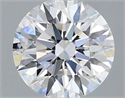 Lab Grown Diamond 0.86 Carats, Round with Ideal Cut, D Color, VVS2 Clarity and Certified by IGI
