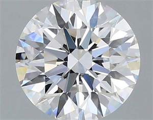 Picture of Lab Grown Diamond 0.86 Carats, Round with Ideal Cut, D Color, VVS2 Clarity and Certified by IGI
