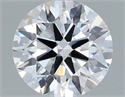 Lab Grown Diamond 1.14 Carats, Round with Ideal Cut, D Color, VVS2 Clarity and Certified by IGI