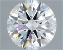 Del inventario de diamantes de laboratorio, 2.09 quilates, Redondo , Color F, claridad VVS2 y certificado IGI