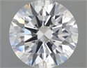 Lab Grown Diamond 3.87 Carats, Round with Ideal Cut, E Color, VVS2 Clarity and Certified by IGI
