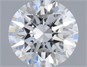 Lab Grown Diamond 1.01 Carats, Round with Excellent Cut, D Color, VVS2 Clarity and Certified by IGI