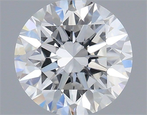 Picture of Lab Grown Diamond 1.01 Carats, Round with Excellent Cut, D Color, VVS2 Clarity and Certified by IGI