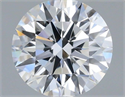 Lab Grown Diamond 0.73 Carats, Round with Ideal Cut, D Color, VS1 Clarity and Certified by IGI