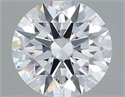 Lab Grown Diamond 0.72 Carats, Round with Ideal Cut, D Color, VS1 Clarity and Certified by IGI