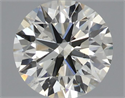 Natural Diamond 0.80 Carats, Round with Excellent Cut, I Color, VS2 Clarity and Certified by IGI