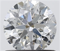 Natural Diamond 0.80 Carats, Round with Excellent Cut, F Color, SI1 Clarity and Certified by IGI