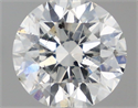 Natural Diamond 0.73 Carats, Round with Excellent Cut, G Color, SI2 Clarity and Certified by IGI