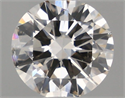 Natural Diamond 0.72 Carats, Round with Very Good Cut, K Color, SI2 Clarity and Certified by IGI