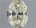 Natural Diamond 1.00 Carats, Oval with  Cut, M Color, VVS1 Clarity and Certified by IGI