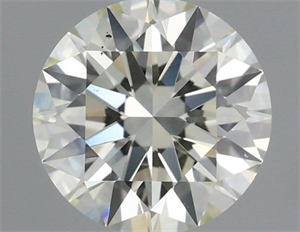 Picture of Natural Diamond 0.85 Carats, Round with Excellent Cut, K Color, VS2 Clarity and Certified by IGI