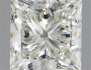 Picture of Natural Diamond 1.59 Carats, Princess with  Cut, L Color, VS2 Clarity and Certified by GIA