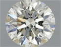 Diamante Natural 0.75 quilates, Redondo , Color M, claridad VVS2 y certificado GIA