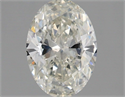 Natural Diamond 1.50 Carats, Oval with  Cut, K Color, SI2 Clarity and Certified by GIA