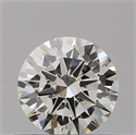 Diamante Natural 0.40 quilates, Redondo , Color K, claridad VVS2 y certificado GIA