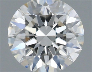 Picture of Natural Diamond 0.51 Carats, Round with Excellent Cut, I Color, VS1 Clarity and Certified by GIA