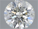 Natural Diamond 0.51 Carats, Round with Excellent Cut, K Color, SI2 Clarity and Certified by GIA