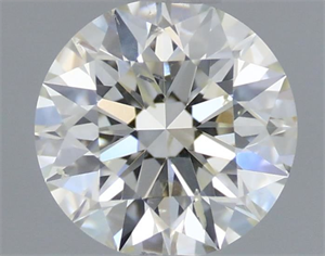 Picture of Natural Diamond 0.51 Carats, Round with Excellent Cut, K Color, SI2 Clarity and Certified by GIA
